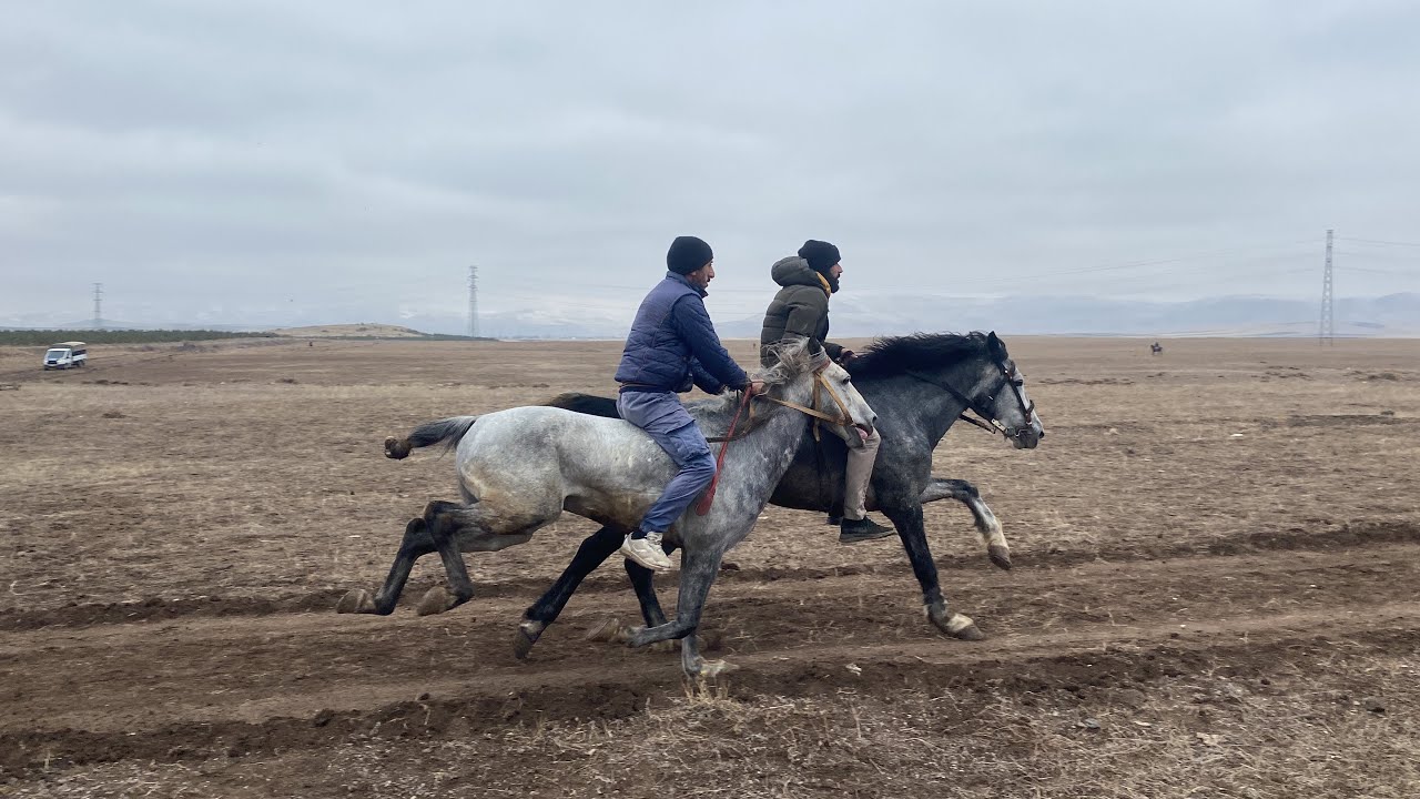 At yarışında büyük heyecan
