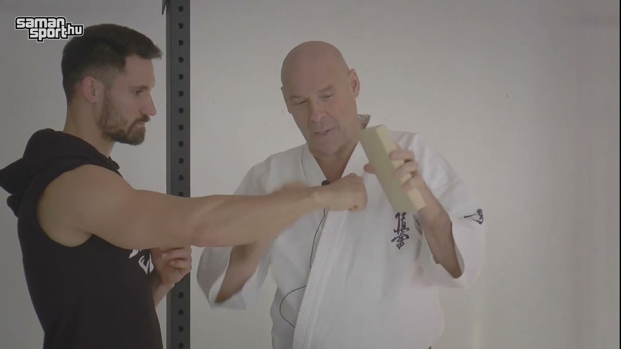 Kyokushinkai Shihan Halász Károllyal - Egyenes ütés