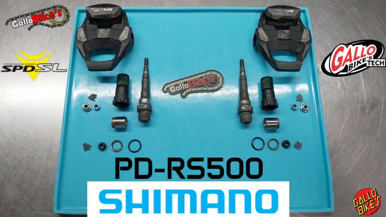 SHIMANO PD-RS500 Servicio Pedales de Ruta SPD SL | Mantenimiento Pedal de grapa Service pedals Road