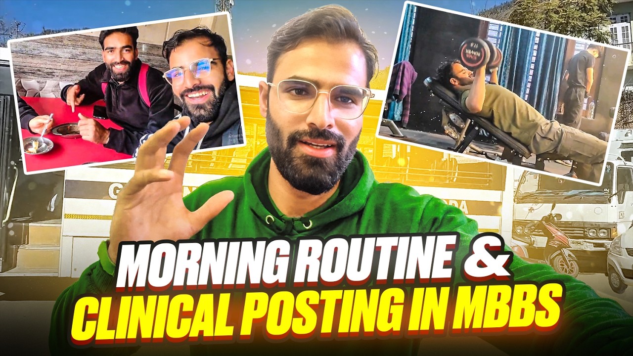 A Real Day in MBBS | Medicine Posting + Gym Routine😍