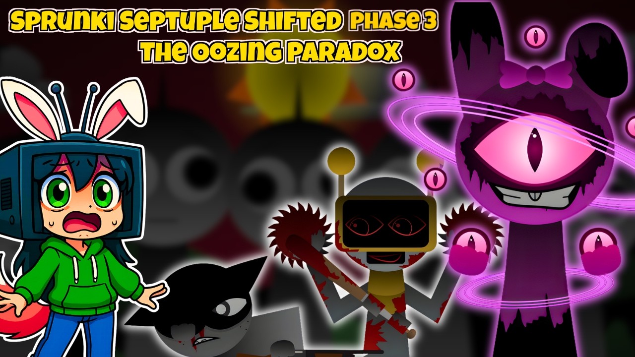 BRUD CONVIERTE A PINKI EN UNA DIOSA 😱 en Sprunki Septuple Shifted Phase 3 The Oozing Paradox Mod oc