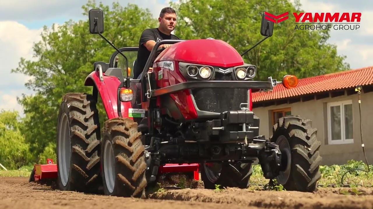 Yanmar YM359 traktor munka közben I Agrohof