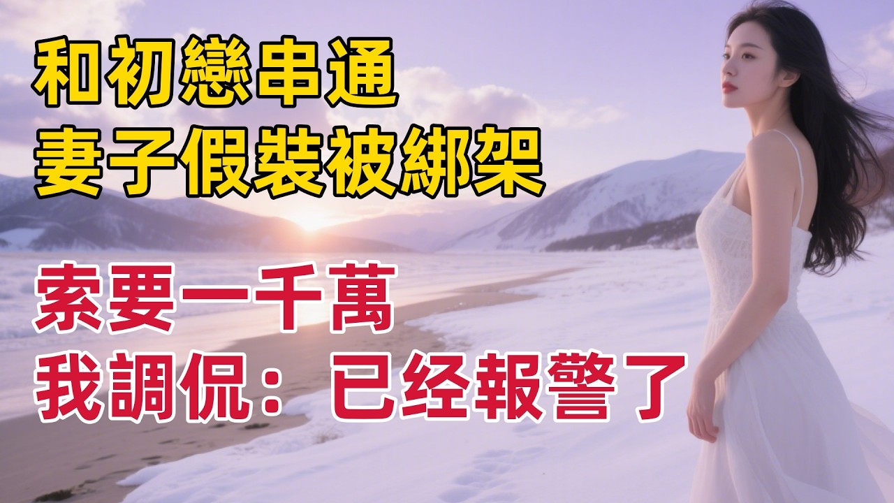 和初戀串通，妻子假裝被綁架，索要一千萬，我調侃：報警了#出軌小說 #愛情故事 #白月光 #幸福人生#生活经验 #情感故事 #退休生活