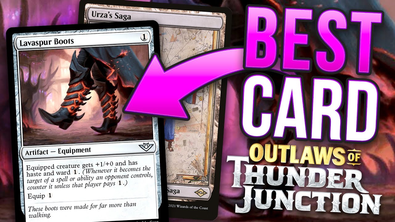 The BEST card from Outlaws of Thunder Junction! Lavaspur Boots &mdash; Legacy Storm | Magic: The Gathering