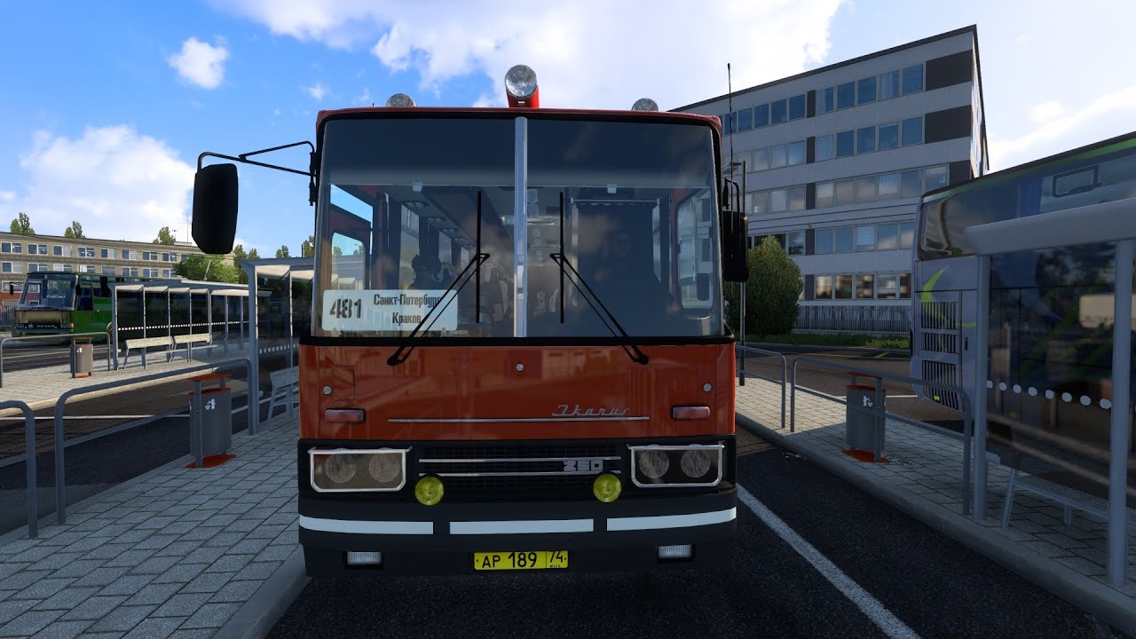 ►Euro Truck Simulator 2● Автобус ● Межгород на Икарусе ● Конвой ● #eurotrucksimulator2