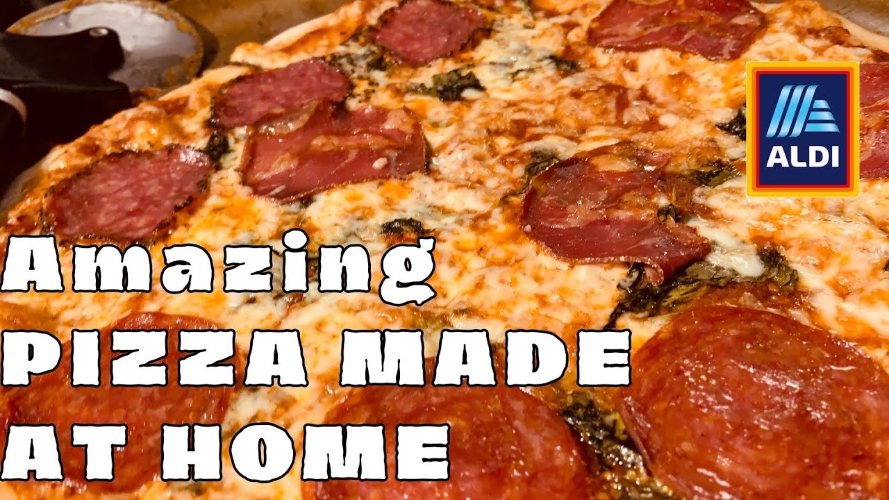 Easy, Delicious Pizza with Store Bought Dough Recipe ft Aldi Mama Cozzi Dough