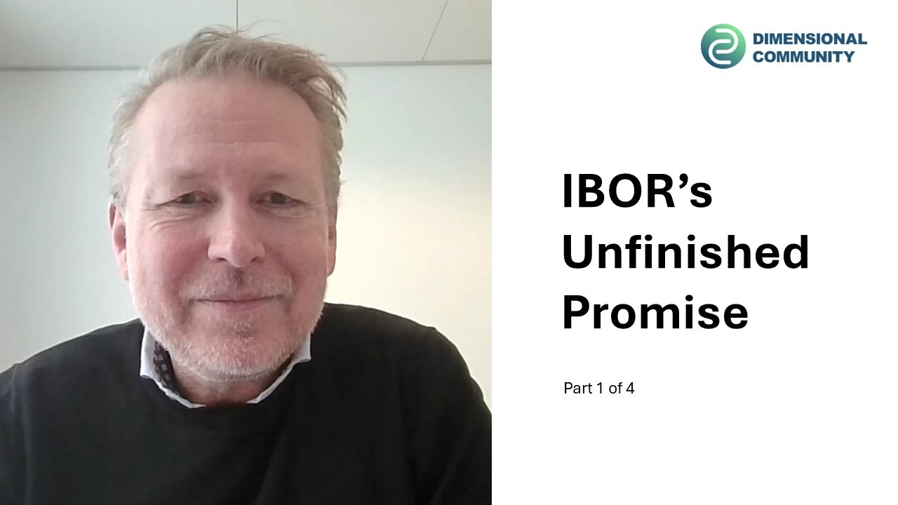Marc Schr&ouml;ter on IBOR's Unfinished Promise (Part 1/4)