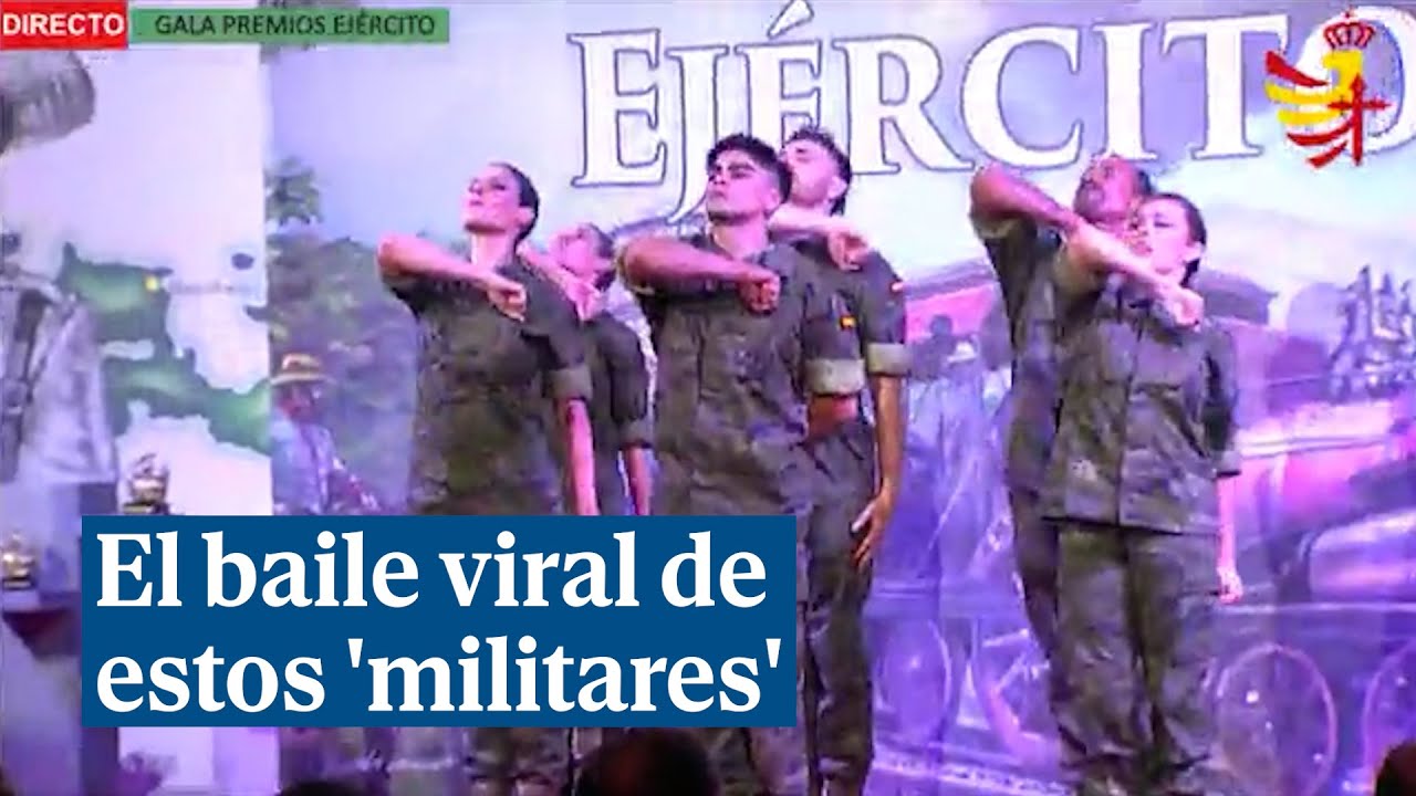 El baile viral de estos 'militares' en los Premios Ejército 2023
