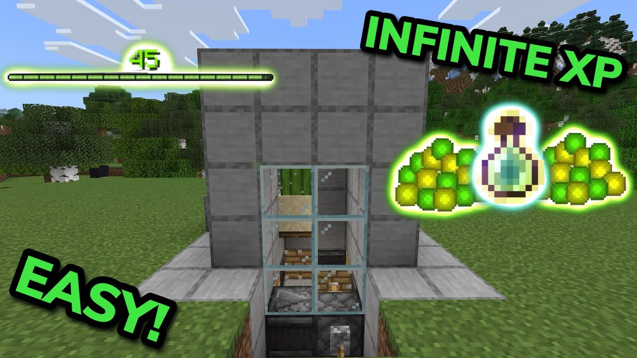 COMPACT 1.21 XP FARM TUTORIAL in Minecraft Bedrock (MCPE/Xbox/PS/Switch/PC)