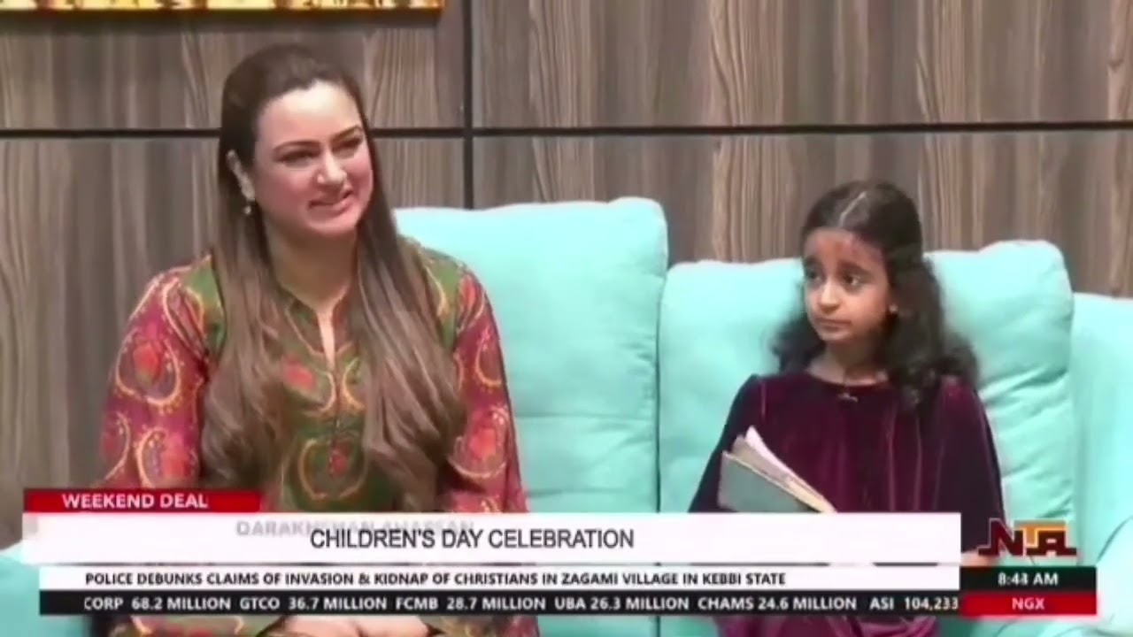 Wania on NTA: Young Author Speaks on Climate Change & Her Book Elias and the Mysterious Marble 🌍📖
