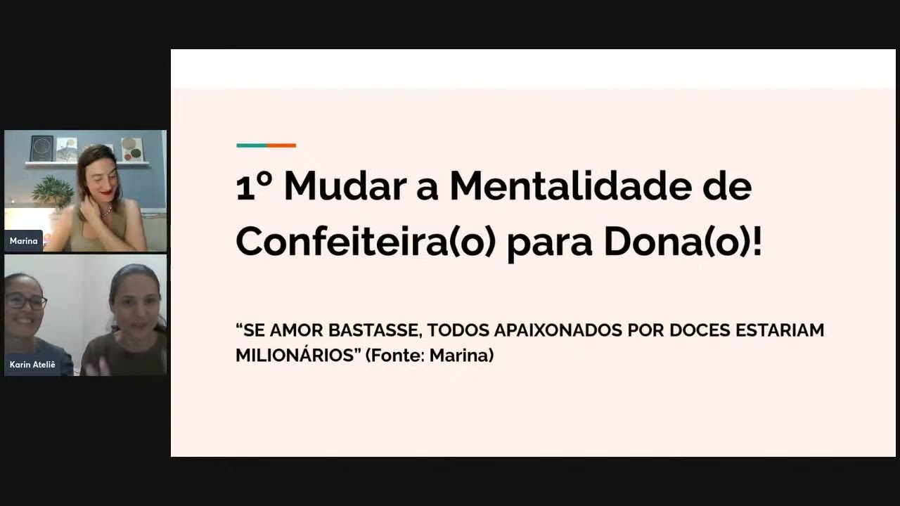 Organização do seu negócio de alimentação com Karin Atelier