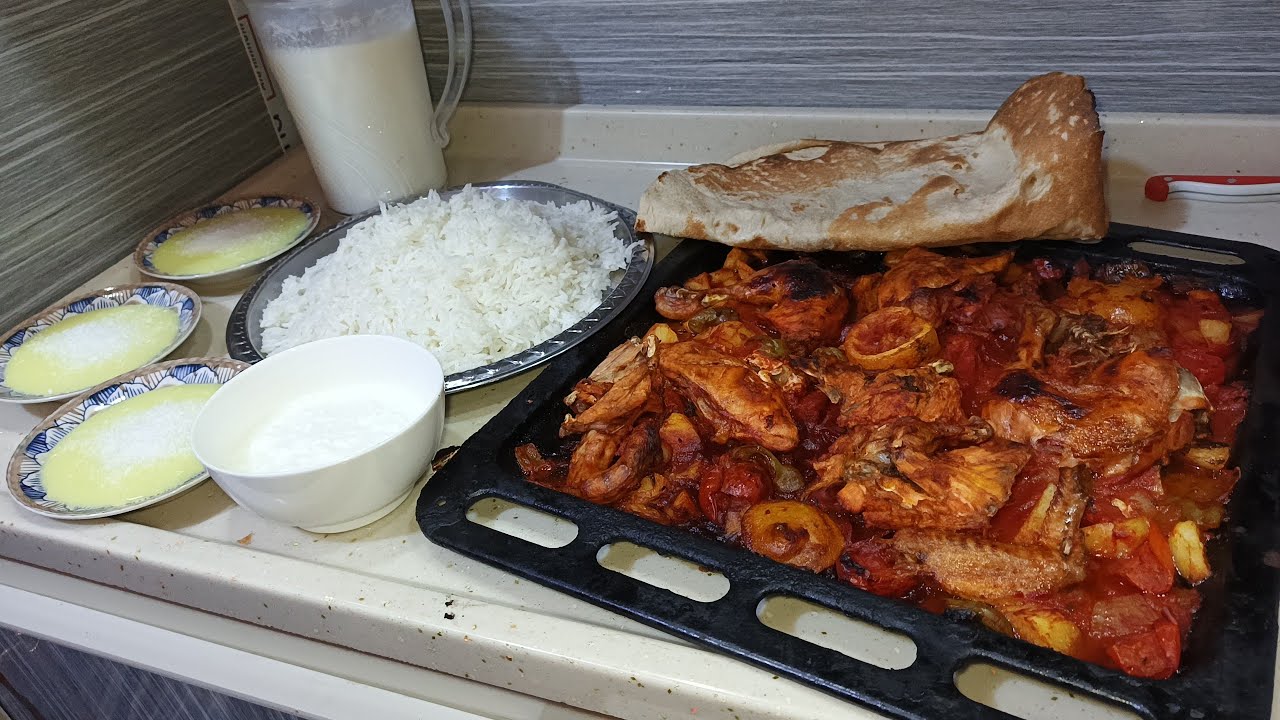 روتين جديد😍 بده العد التنازلي سويت تبسي دجاج 🐓😊