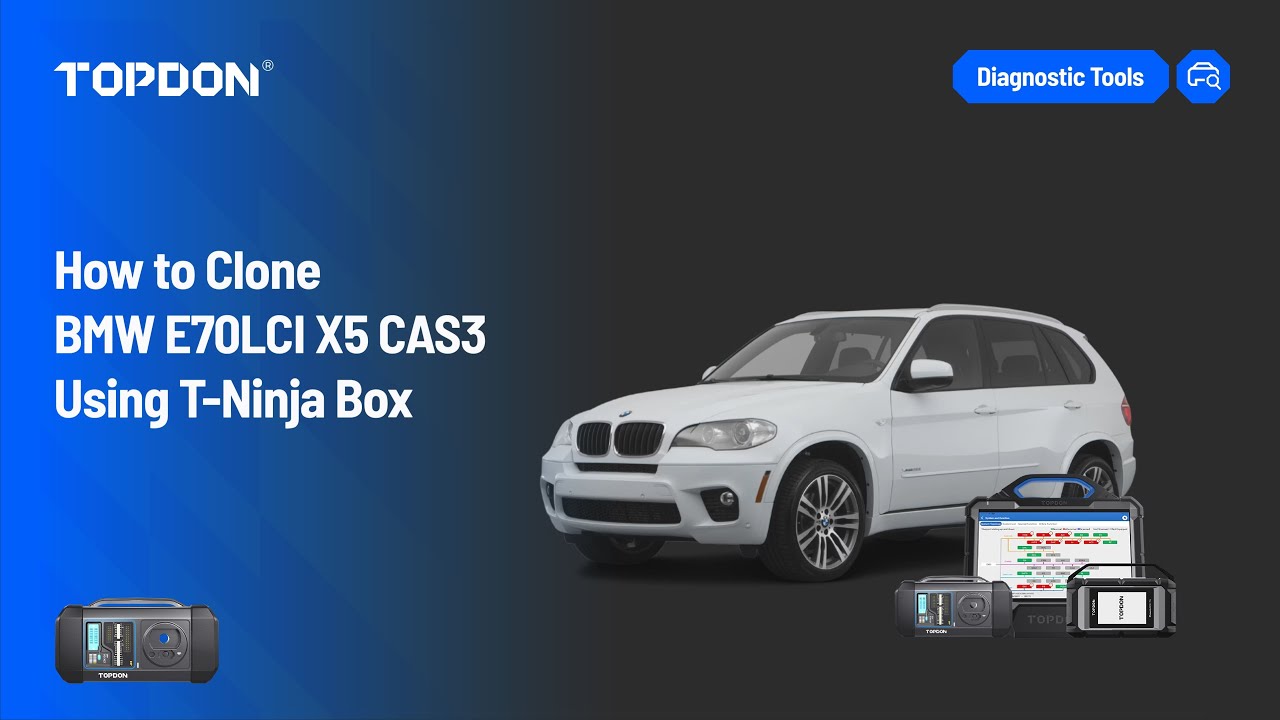 How to Clone a BMW CAS3 Module with TOPDON Phoenix Max & T-Ninja Box | Step-by-Step Guide