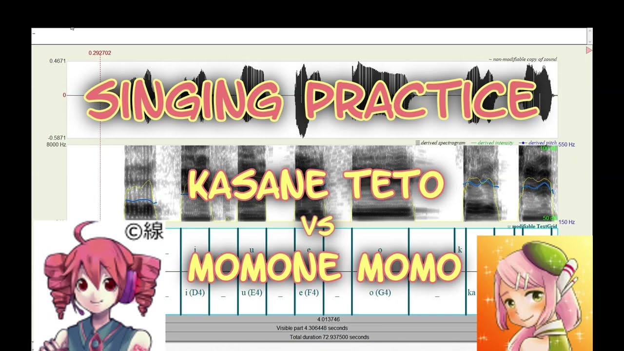 Kasane Teto + Momone Momo 【Singing Practice】