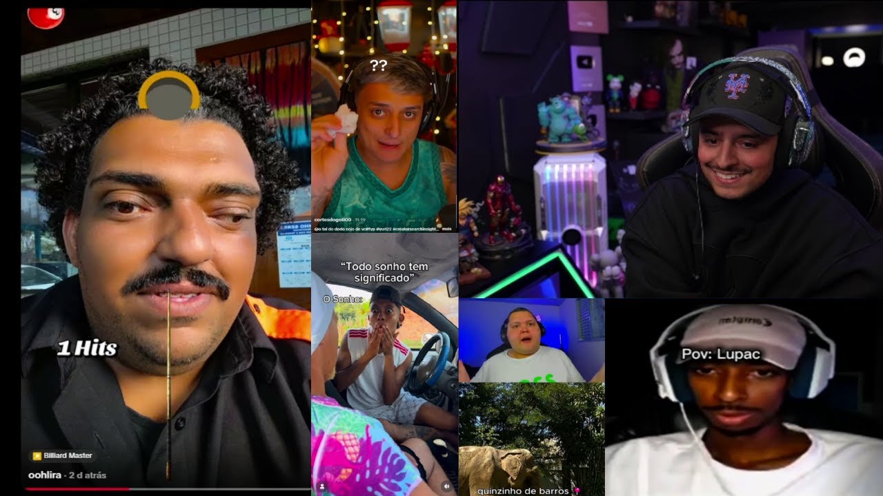 CORINGA REAGINDO A VIDEOS DO TIK TOK
