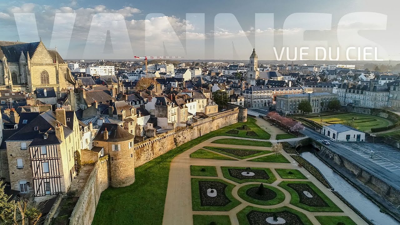 Vannes vue du ciel