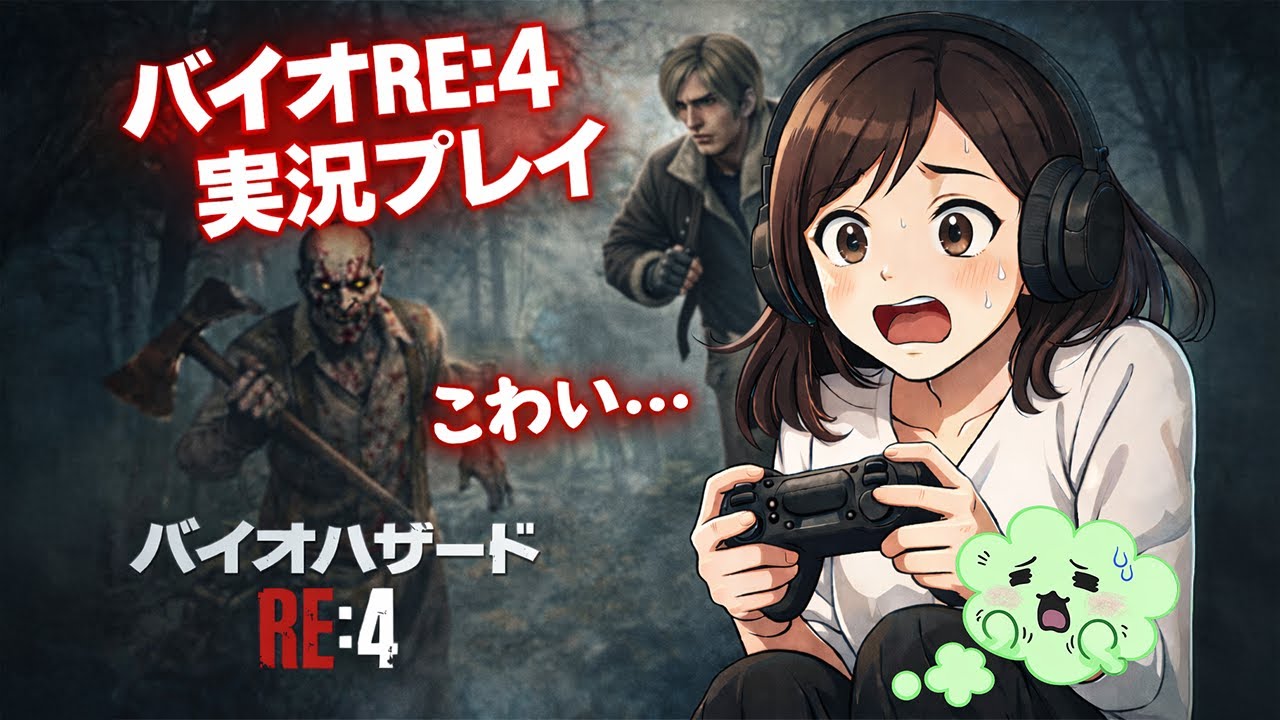 【バイオハザード RE:4】ホラー苦手な女がバイオ4やるってよ。⑤ #バイオハザードre4 #ゲーム配信 #ゲーム実況 #舞台女優
