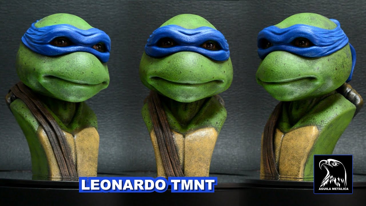 Tortugas Ninja Adolescentes Mutantes - Leonardo - Busto - 3D Print #1