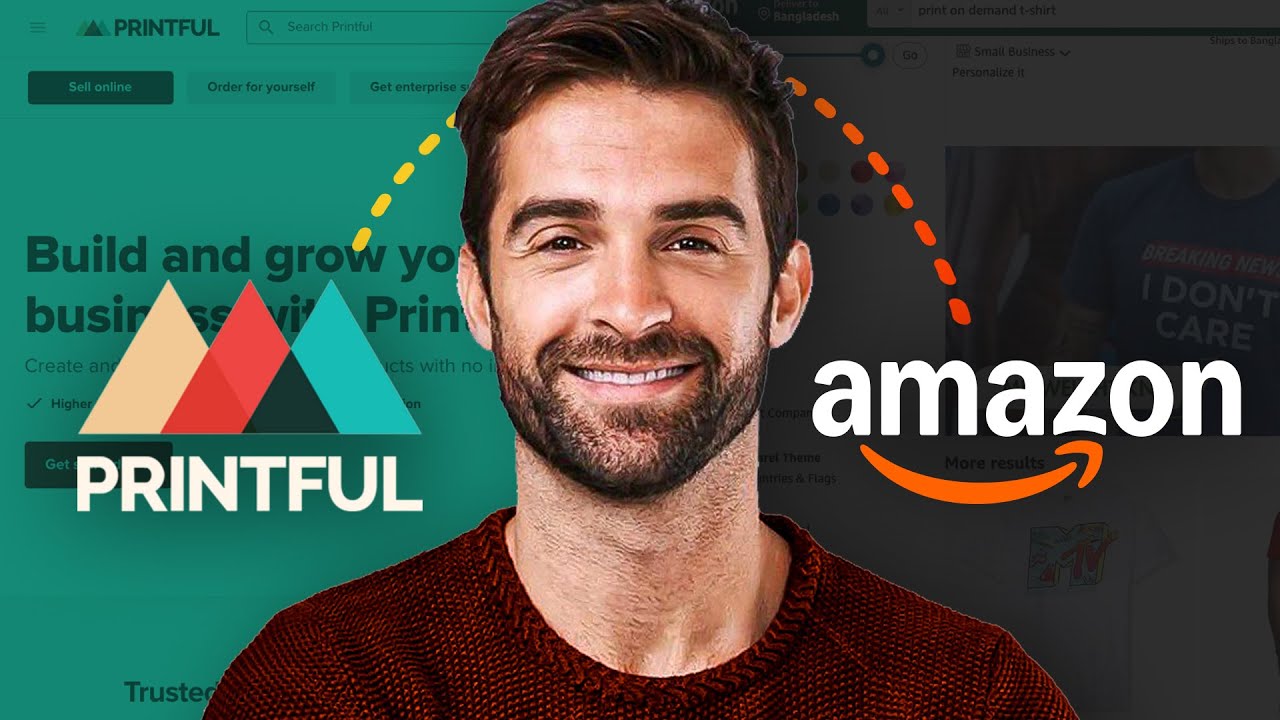 How to Use Printful With Amazon (2026) Amazon + Printful Dropshipping