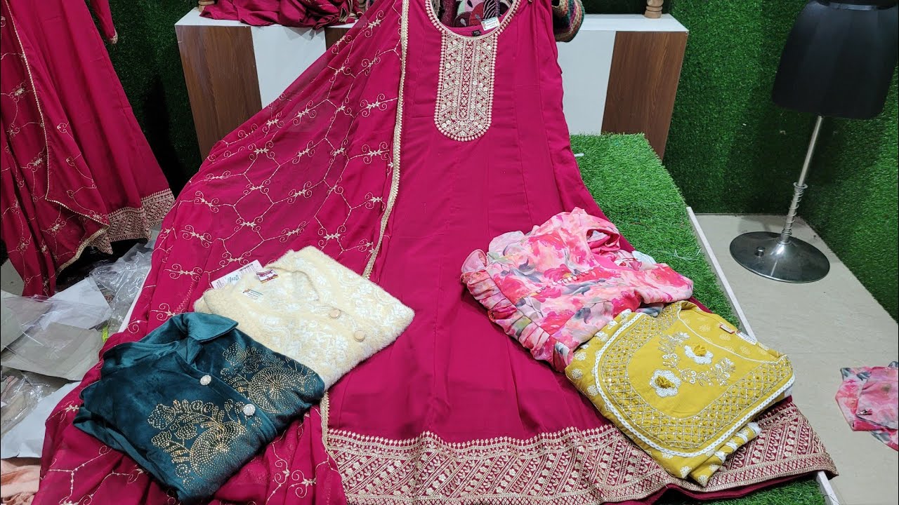 New design party wear anarkali dress or wollen item 🌹 shipping free 🌹7015652424