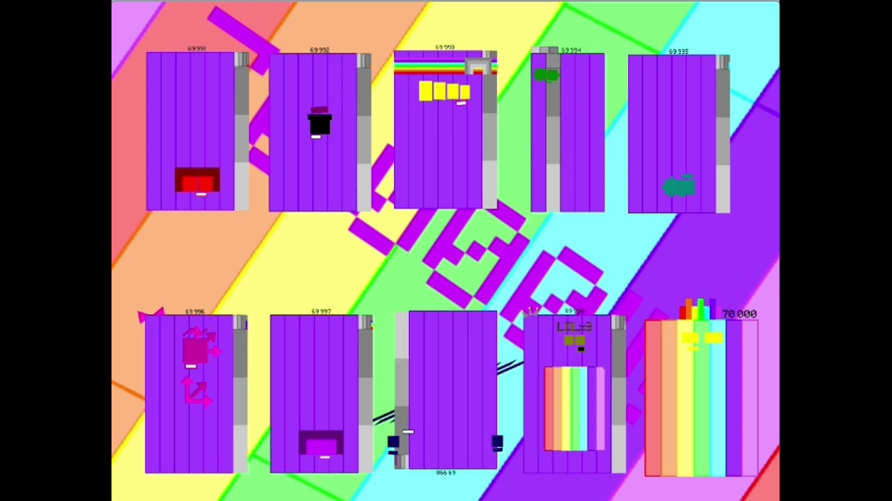 Numberblocks band retro 69991-70000