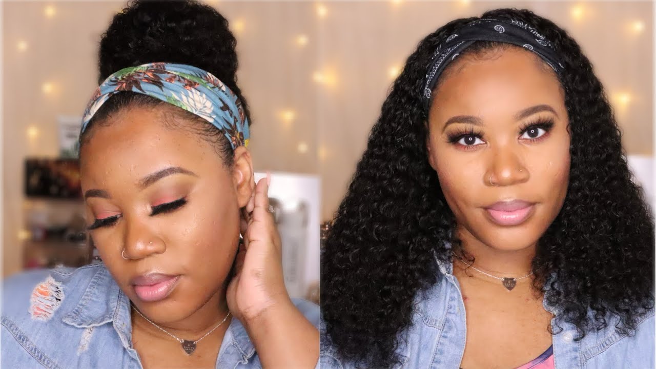 So Natural & Versatile | No Glue, No Fuss!!! Throw On & Go Curly Headband Wig | Myfirstwig