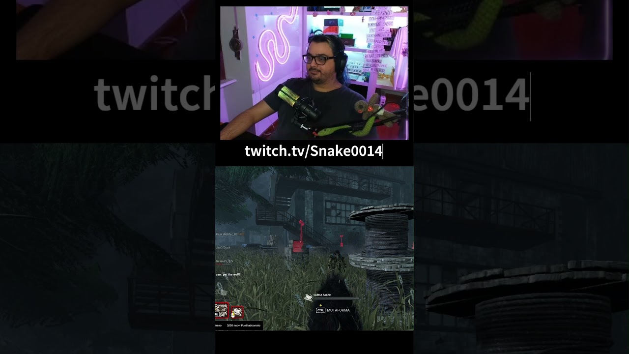 PET THE WOLF #shorts #gaming #funny #gamer  #twitch #clips #dbd #dbdclips #dbdshorts #dbdmemes #meme