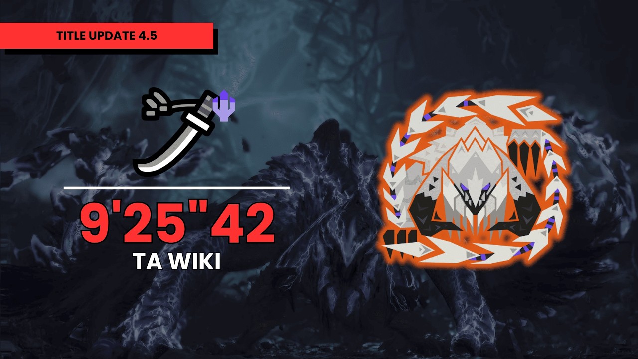 【MHWilds】Arch Tempered Arkveld | Longsword TAwiki Rules - 9'25