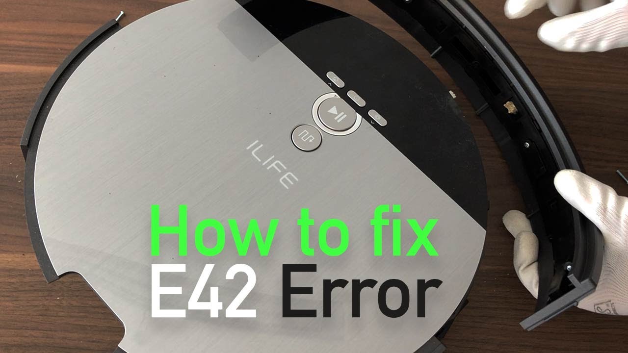 How to fix E42 Error (iLife V8S) Robot Vacuum Cleaner