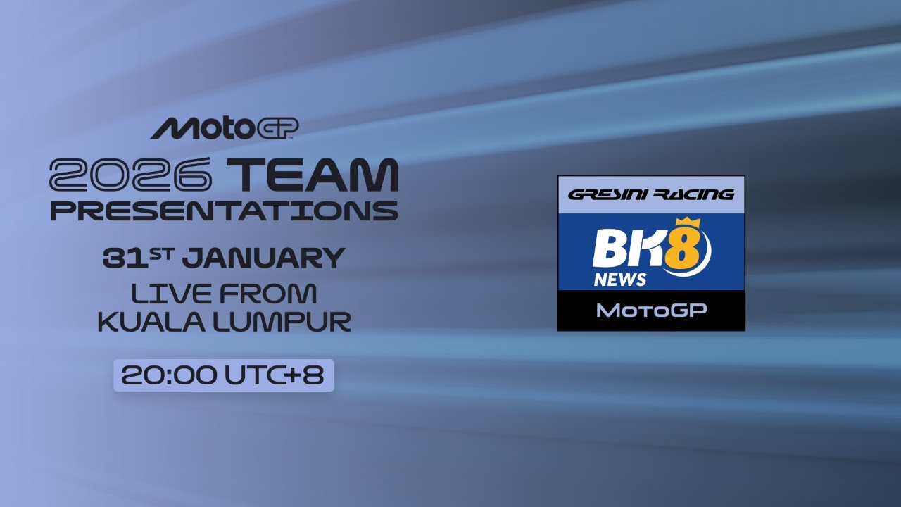 BK8 Gresini Racing MotoGP | 2026 MotoGP Team Presentations Live Show