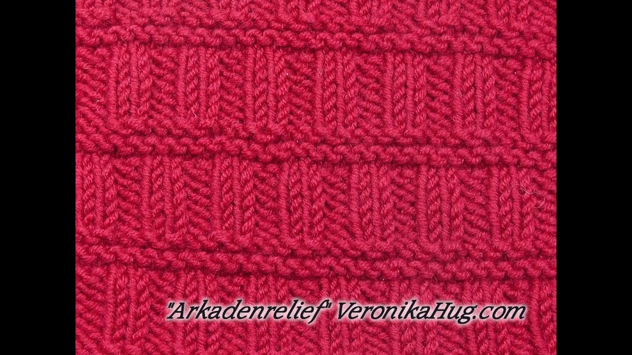 Stricken - Reliefmuster Arkadenrelief - Veronika Hug