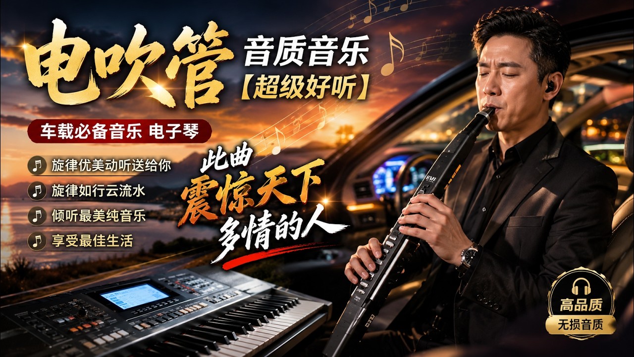 电吹管音质音乐 【超級好聽】车载必备音乐电子琴 - 旋律优,旋律优美动听送给你 - 旋律如行云流水 - 倾听最美纯音乐 - 享受最佳生活 此曲震惊天下多情的人