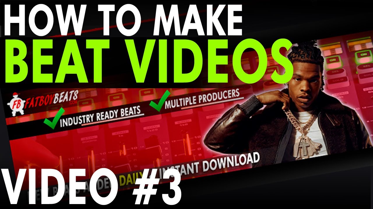 How to make beat videos fast with pro beat stores from BuyBeats.com
