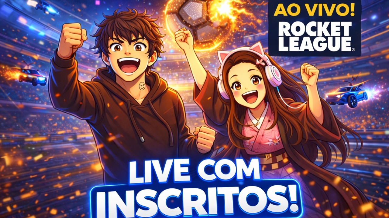 🔥 JOGANDO ROCKET LEAGUE COM INSCRITOS – QUEM É O MELHOR?