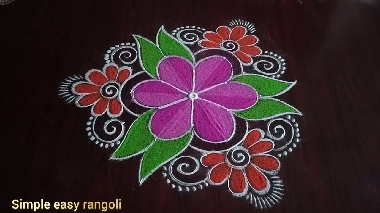Sankaranti special rangoli design (5×3) dot's.... easy latest chukkala muggulu 