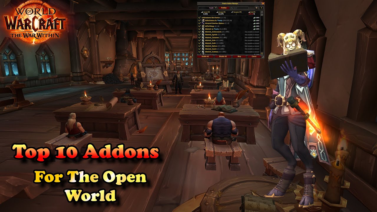 Top 10 World of Warcraft Addons To Boost Your Open World Experience