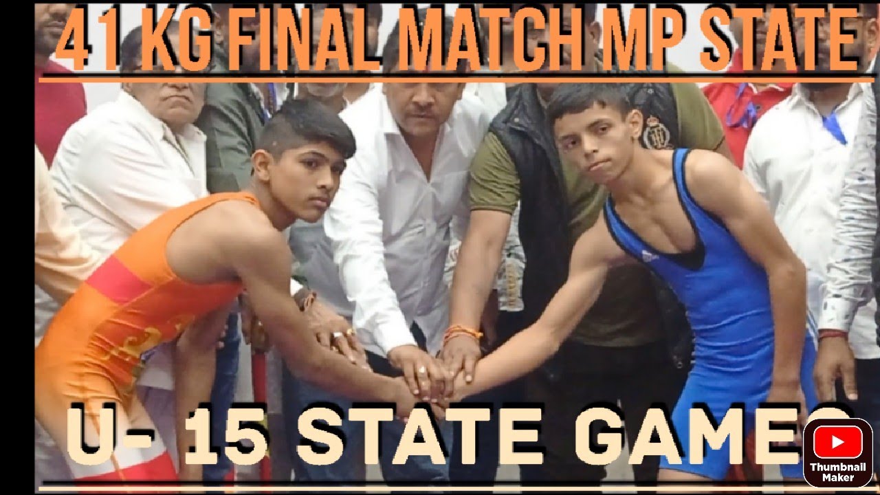 पवन पटेल (खंडवा)wins gold in under 15 state games 41 kg freestyle wrestling