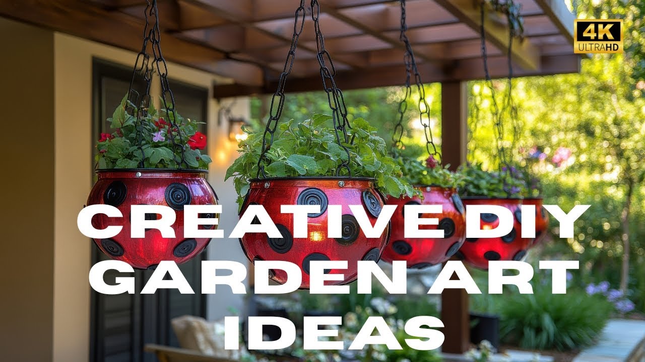 🌿🎨 Creative DIY Garden Art Ideas | Make Stunning Homemade Outdoor Decor