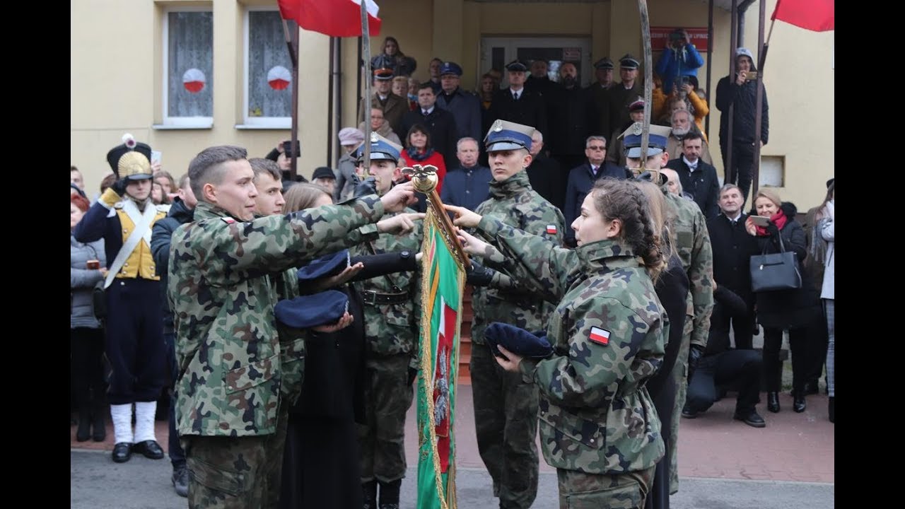 Uroczyste ślubowanie kadetów z Lipin - Cz. 1 -2018