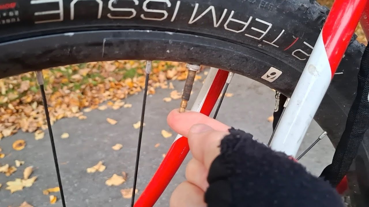 Deflate someone's bike tire on public parking