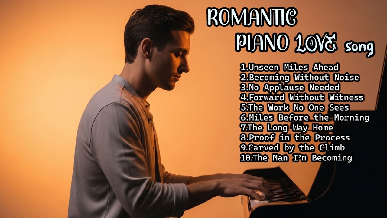 Top 10 Acoustic Songs | Music in the World Relaxing piano music with soft and romantic melodies