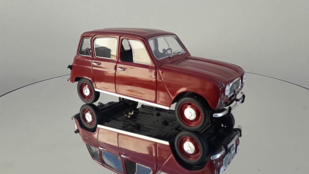 Renault 4l 1962 1/24 -  White box - Leo models - diecast24.blogspot.com.es