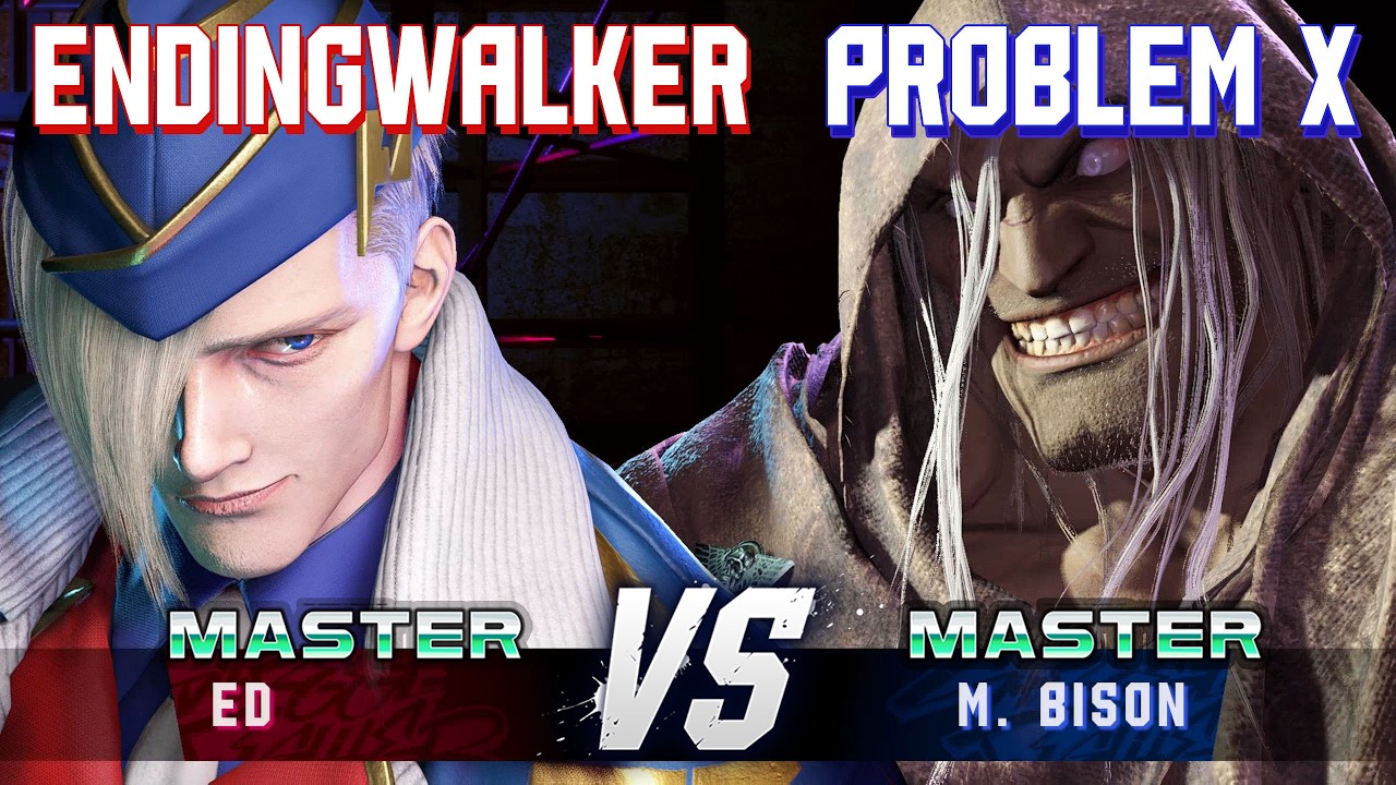 SF6 ▰ ENDINGWALKER (Ed) vs PROBLEM X (M.Bison) ▰ High Level Gameplay