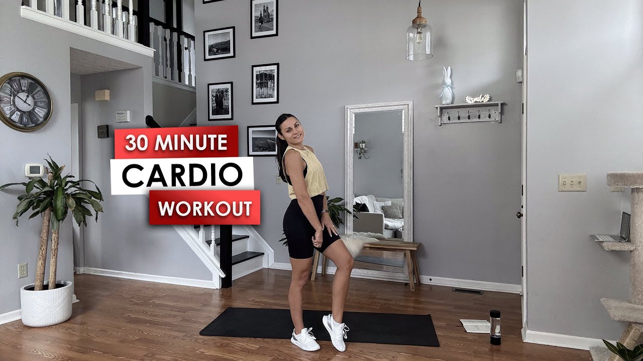 30 MINUTE CARDIO WORKOUT AT HOME | No equipment | Calorie Burn | HIIT | Modifications