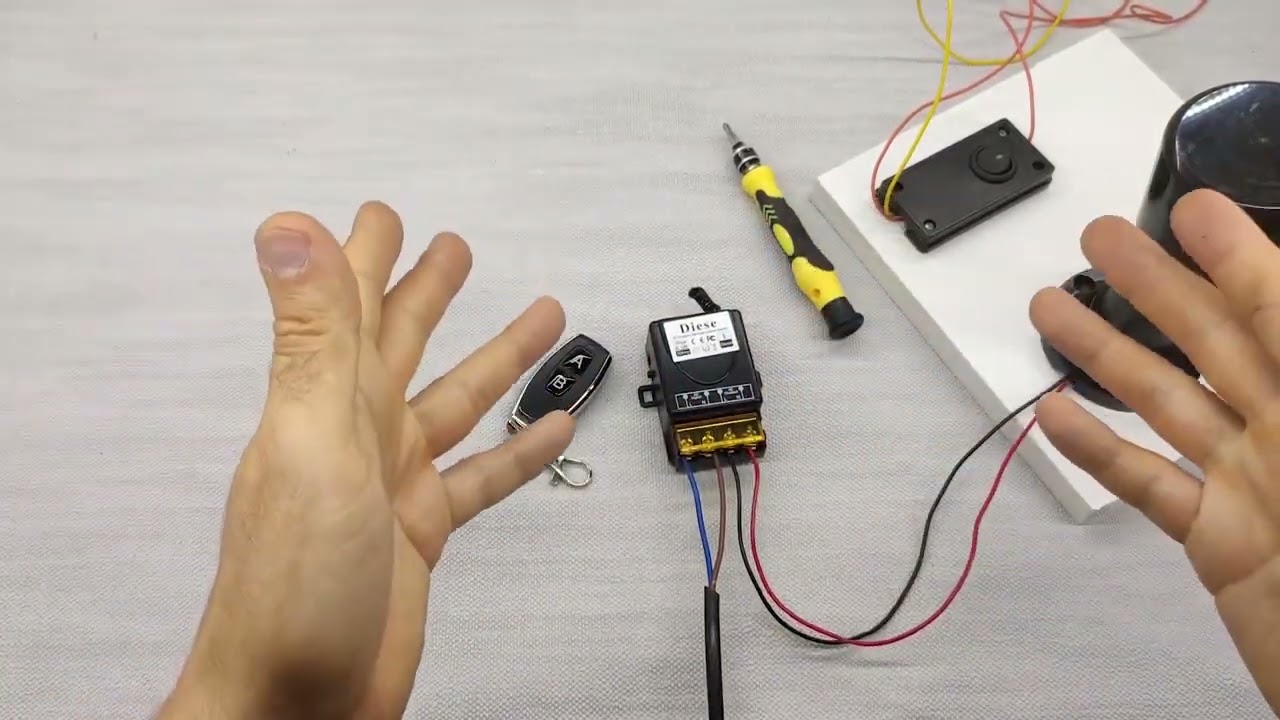 Funkfernbedienung Schalter 220V 30A: Anschluss & Programmierung (3 Modi) | Anleitung