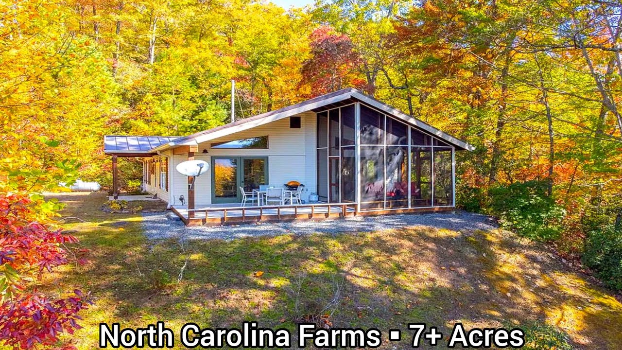Фермы Северной Каролины на участке более 7 акров | Недвижимость Северной Каролины | Меблированный...