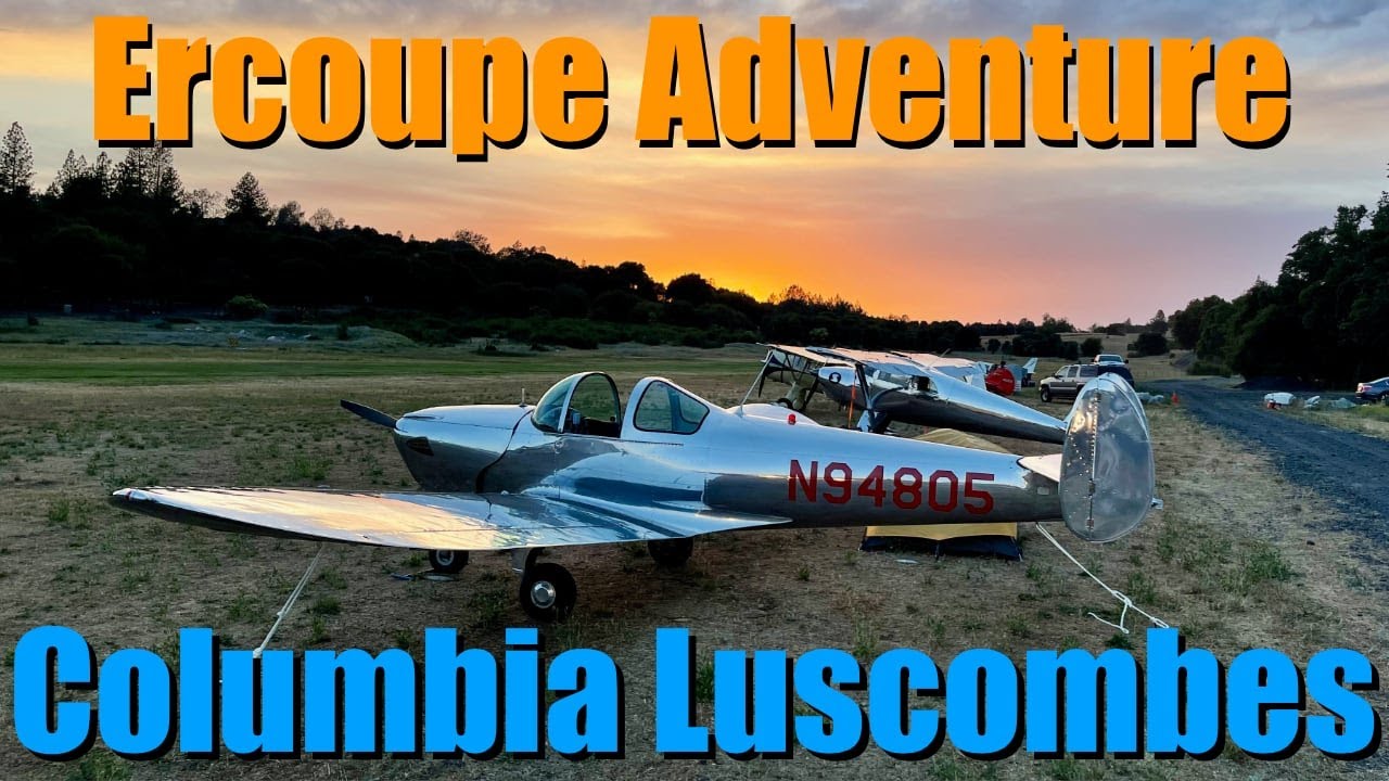 Ercoupe to Gathering of Luscombes at Columbia - Part 1 - 4K