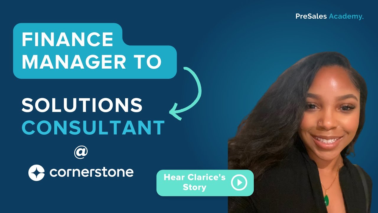 From Finance Manager to Solutions Consultant (PreSales)