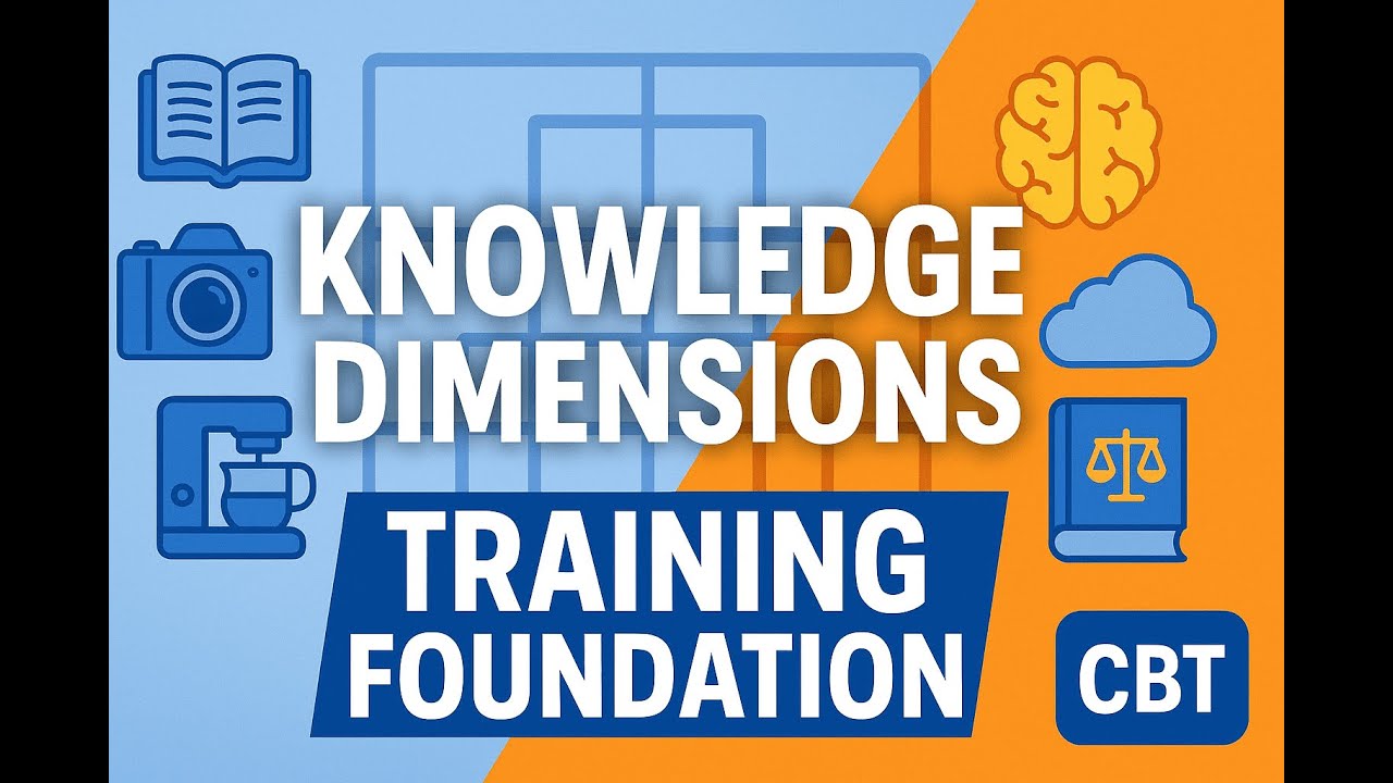 Module 3 : Knowledge Dimensions as the Foundation of Competency-Based Training