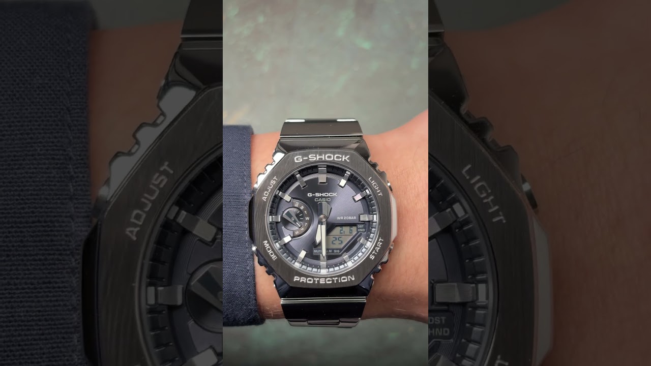 Zegarek Casio GM-2110D-8AER G-Steel GM-2100 Series | ZEGAREK.NET #Casio